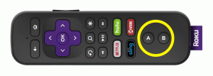 Roku Ultra Remote Gaming Buttons